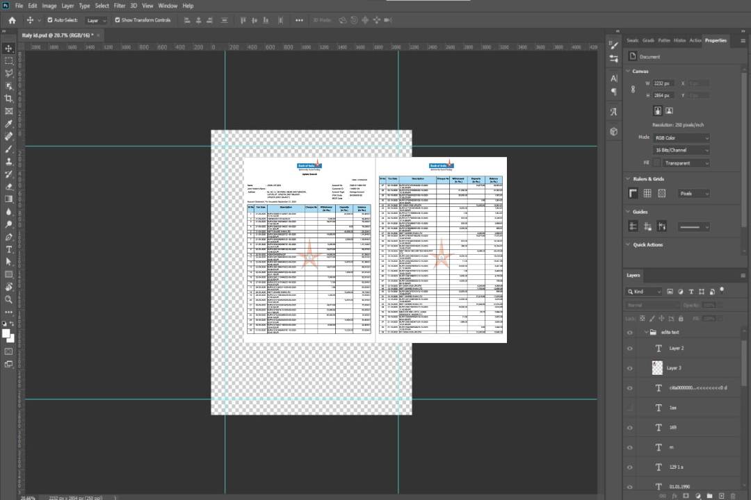 Modèle Word et PDF de relevé de compte India Bank of India, 2 pages template Modèle Word et PDF de relevé de compte India Bank of India, 2 pages template
